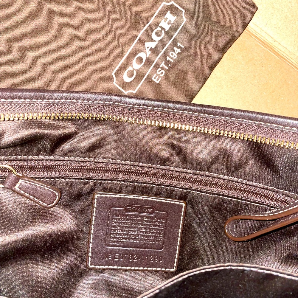 Coach Bag (Unused) Signature Jacquard Purse - Picture 5 of 14